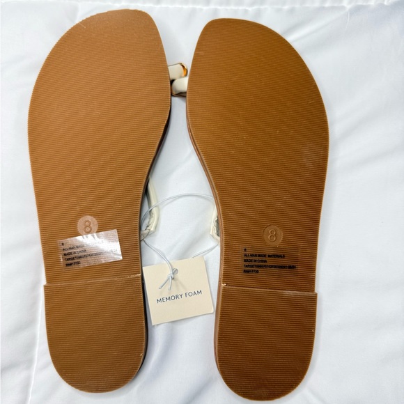 Dolce Vita Cream and Tan Women's Sandals NWT Size8 - Picture 2 of 3